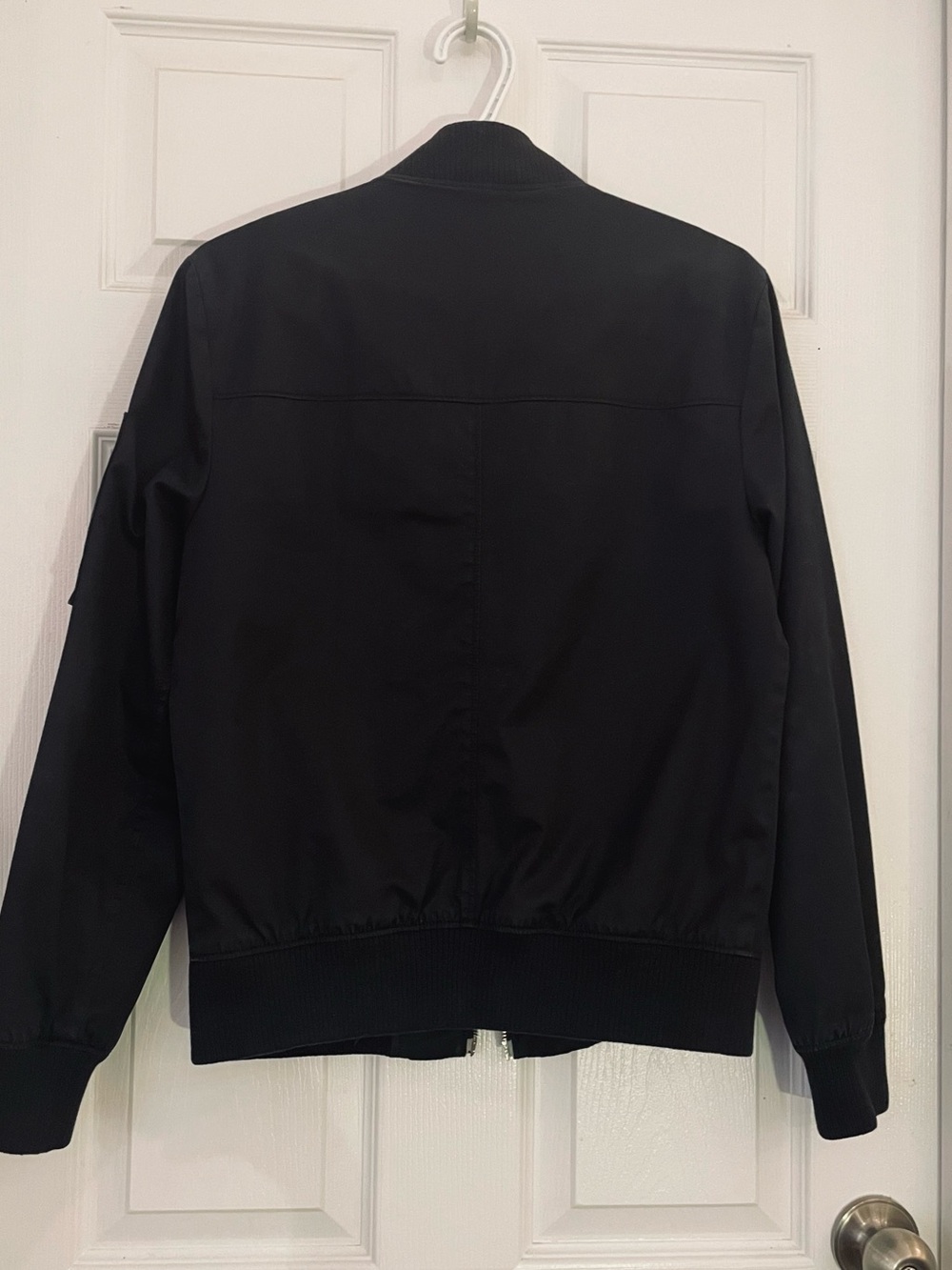 Club Monaco Women’s XS Black Bomber Utility Jacket - Picture 3 of 12